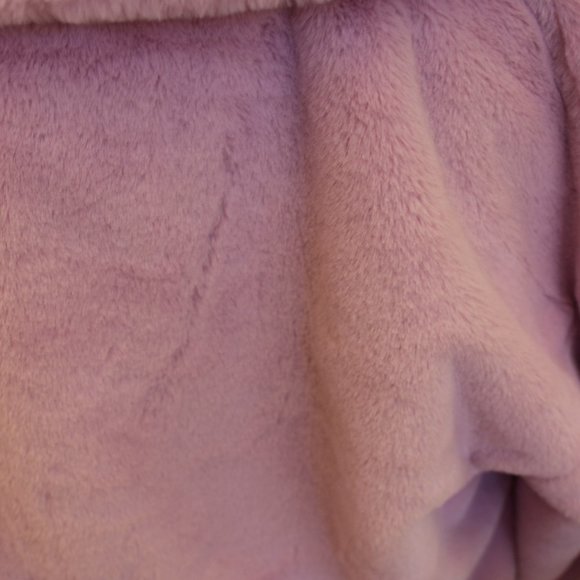 NWT Forever 21 Pink Faux Fur or Plush Jacket Size S - Picture 7 of 9